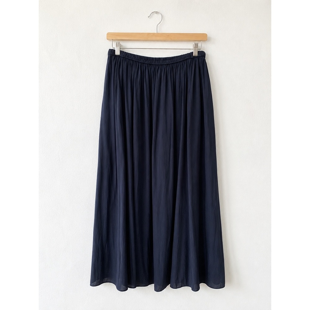 T Tahari Navy Maxi Skirt